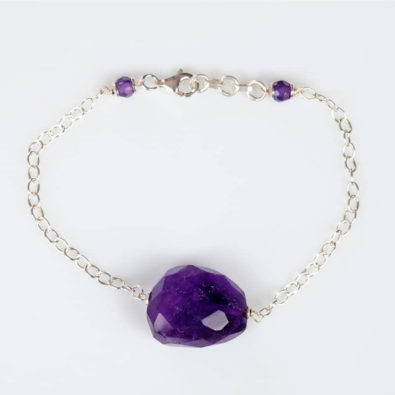 Bracelet Argent Ma Précieuse Améthyste