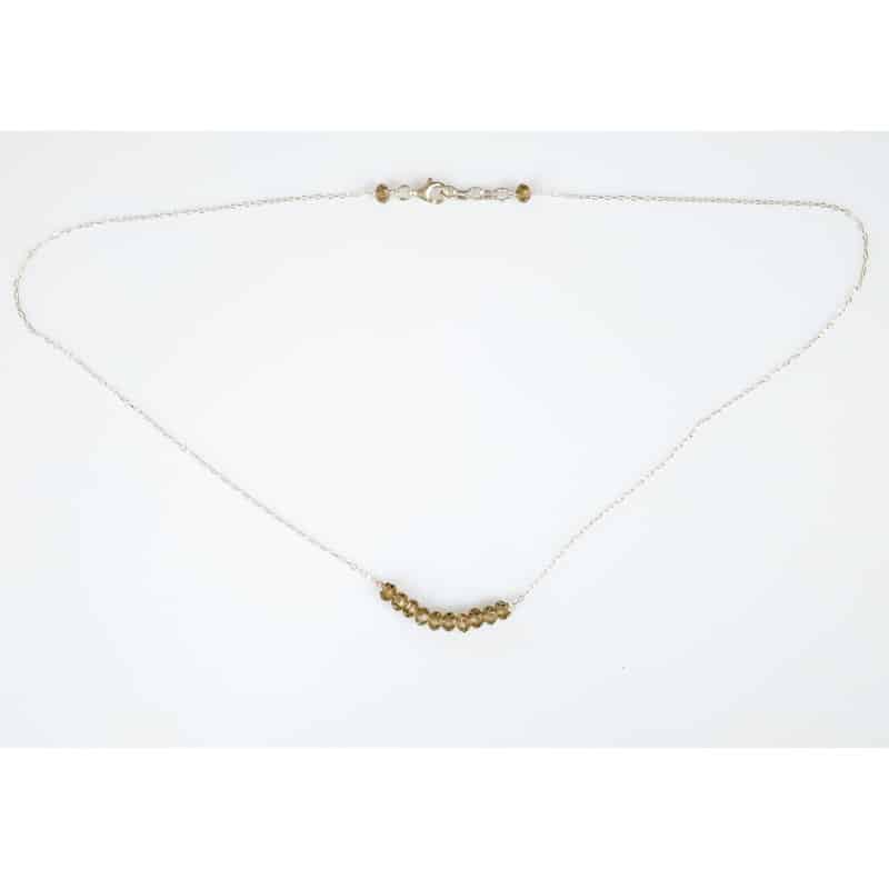 Collier et Pendentif Argent Quartz Fumé Minimaliste All My Stars Aligned