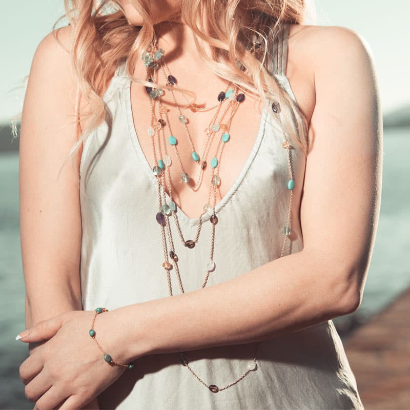 Collier Sautoir Multirang Mes Précieuses