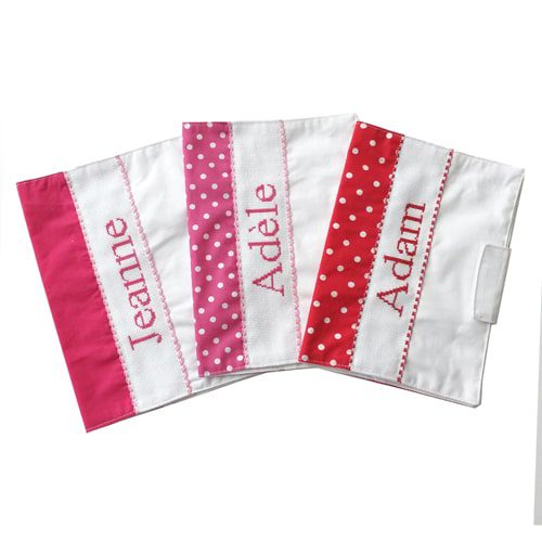 protège carnet de santé personnalisable brodé main