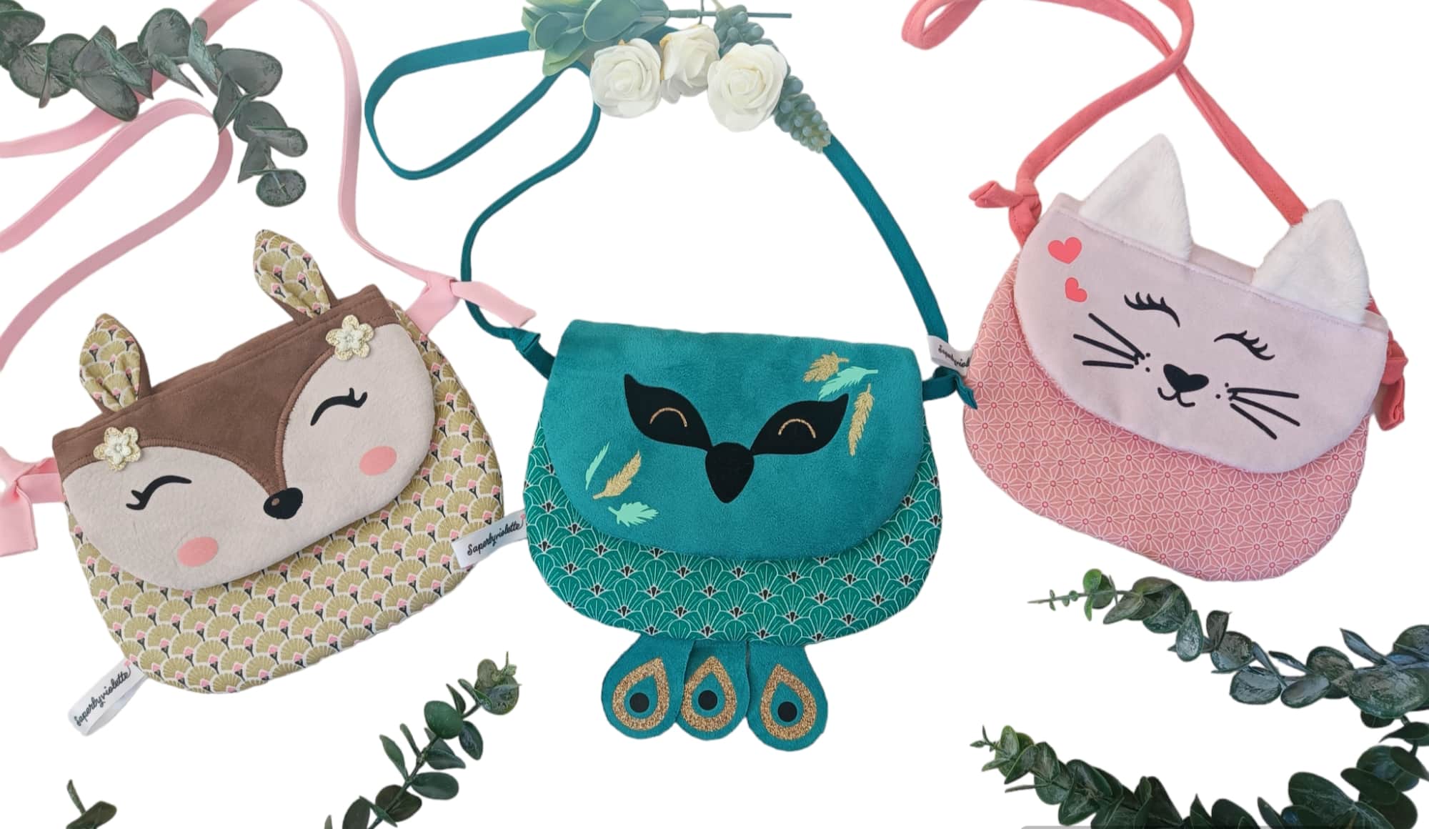 Sac bandoulière biche enfant – Image 3