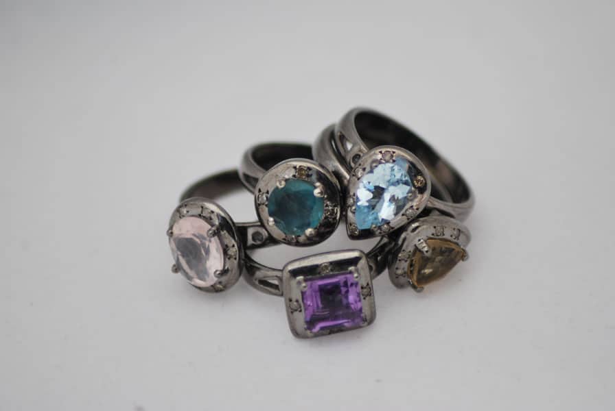 Bague Améthyste et Diamants de Télémaque 925 – Image 4