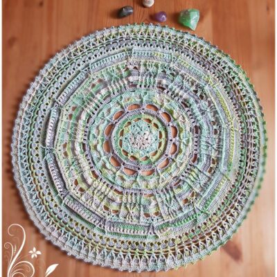 TUTO pdf / Mandala Emeraude au crochet