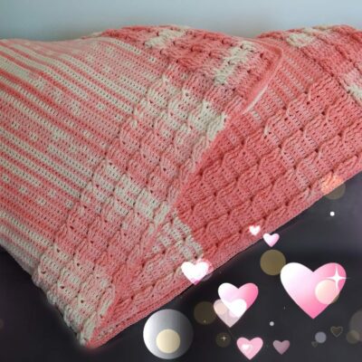 TUTO pdf / Couverture Torsade bébé