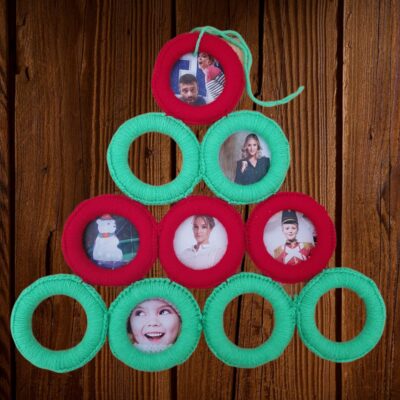 TUTO pdf / Sapin photo au crochet