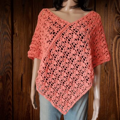 TUTO pdf / Poncho adeline au crochet