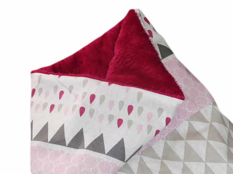 Snood / tour de cou enfant ROSE METRIQUE