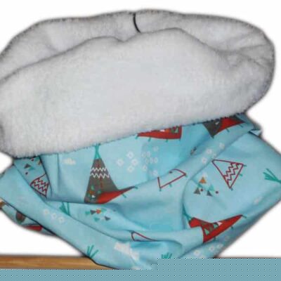 Snood / tour de cou enfant TIPI INDIEN