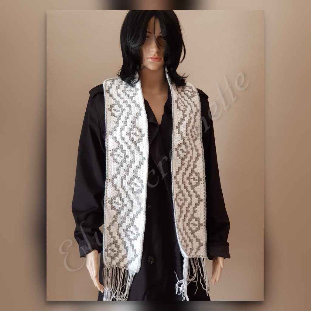 TUTO pdf / Echarpe Indy au crochet