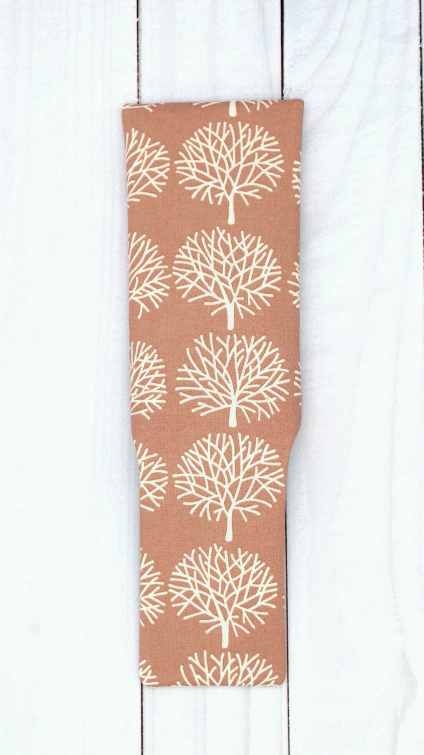 pochette lunettes tissu nature