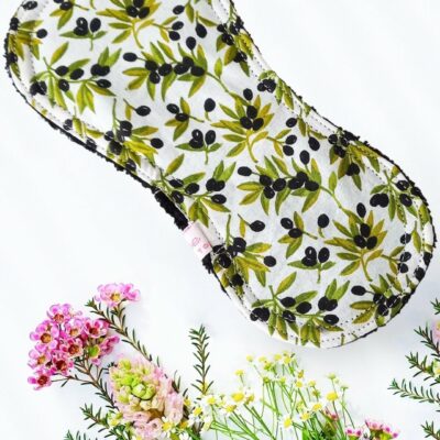 Protège-slip sans ailettes OLIVES - zéro déchet - protège-slip menstruel lavable - serviettes menstruelles lavables - shl - serviettes périodiques