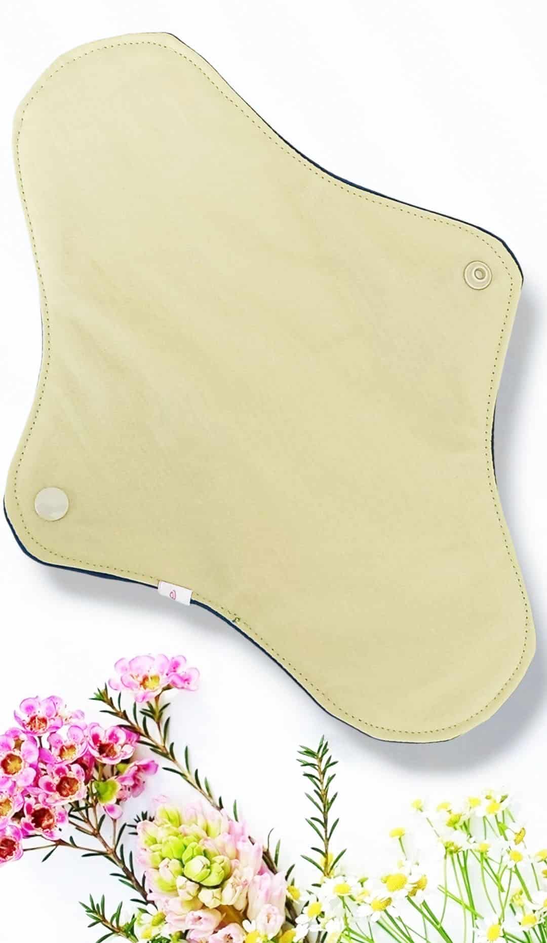 Pack 7 serviettes hygiéniques lavables GINKGO (xl / nuit et flux abondants) - serviettes menstruelles lavables - Zéro déchet - shl - serviettes périodiques