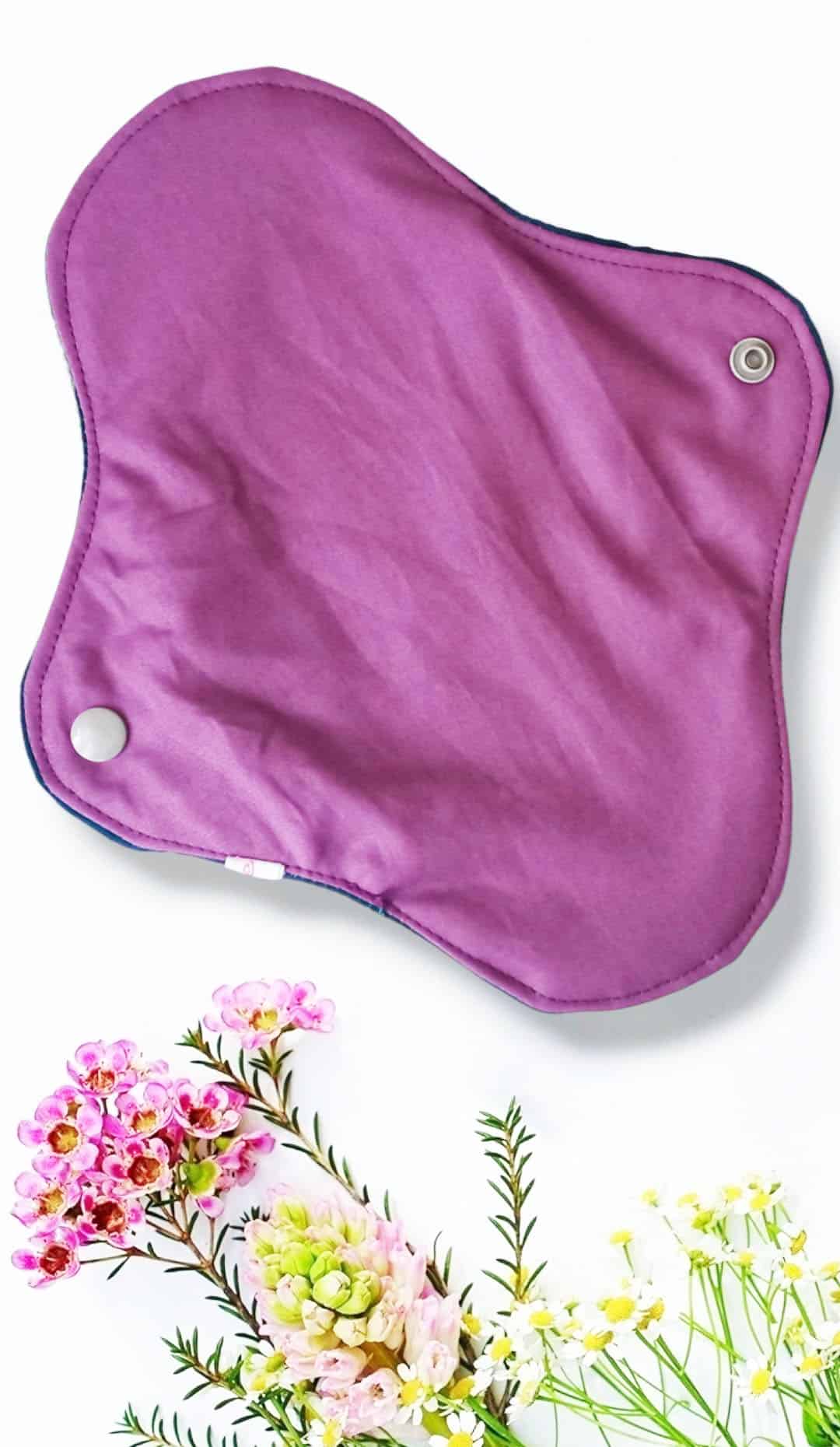 Pack 7 serviettes hygiéniques lavables GINKGO (M/ Flux normaux à moyens) - serviettes menstruelles lavables - serviettes menstruelles lavables - Zéro déchet - shl - serviettes périodiques