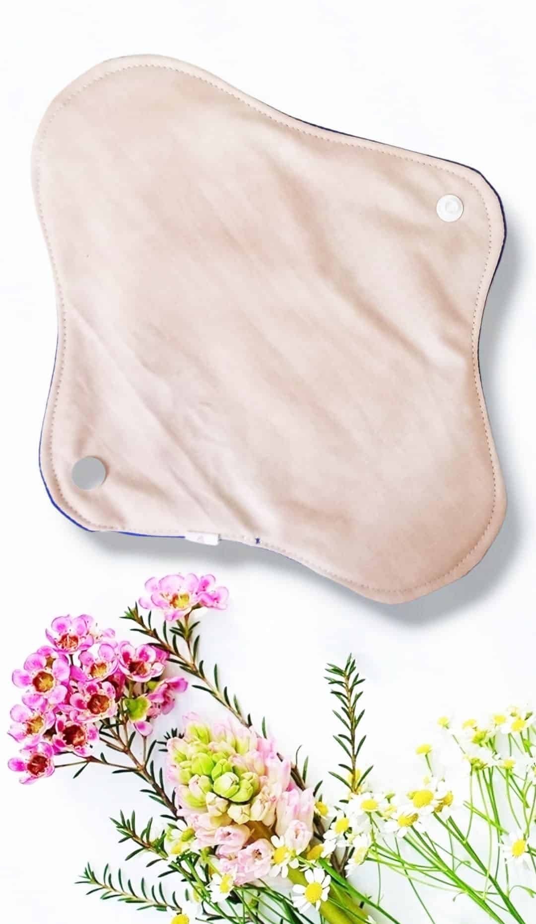 Pack 7 serviettes hygiéniques lavables CHAMPETRE (M/ Flux normaux à moyens) - serviettes menstruelles lavables - serviettes menstruelles lavables - Zéro déchet - shl - serviettes périodiques