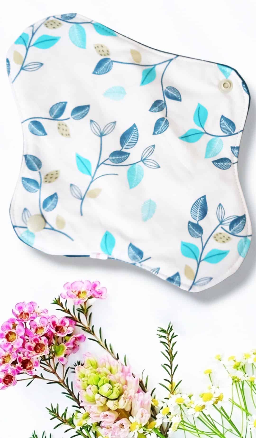 Pack 7 serviettes hygiéniques lavables GINKGO (M/ Flux normaux à moyens) - serviettes menstruelles lavables - serviettes menstruelles lavables - Zéro déchet - shl - serviettes périodiques