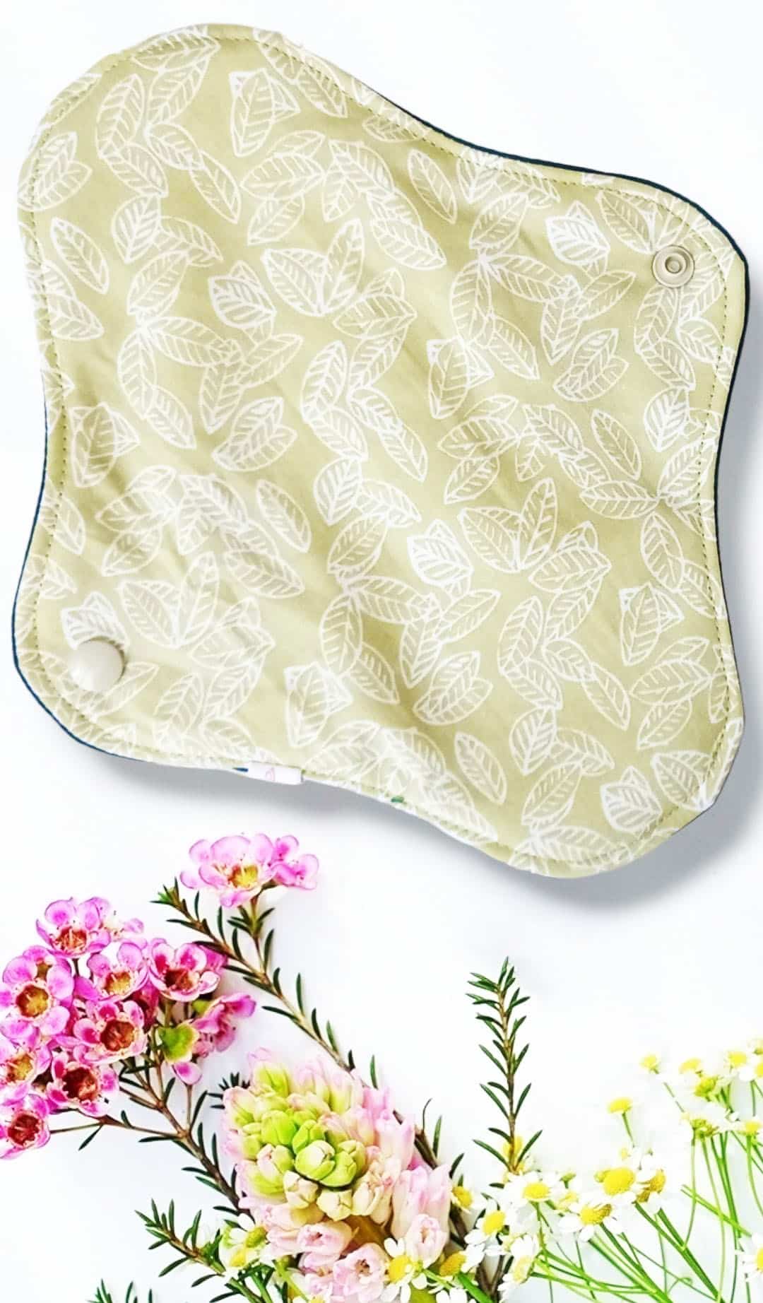 Pack 7 serviettes hygiéniques lavables GINKGO (M/ Flux normaux à moyens) - serviettes menstruelles lavables - serviettes menstruelles lavables - Zéro déchet - shl - serviettes périodiques