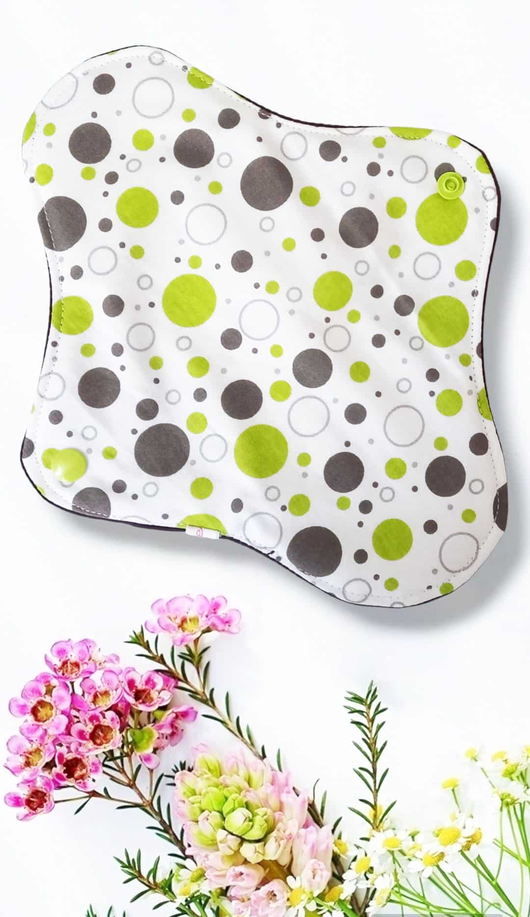 Pack 7 serviettes hygiéniques lavables PISSENLIT (M/ Flux normaux à moyens) - serviettes menstruelles lavables - serviettes menstruelles lavables - Zéro déchet - shl - serviettes périodiques