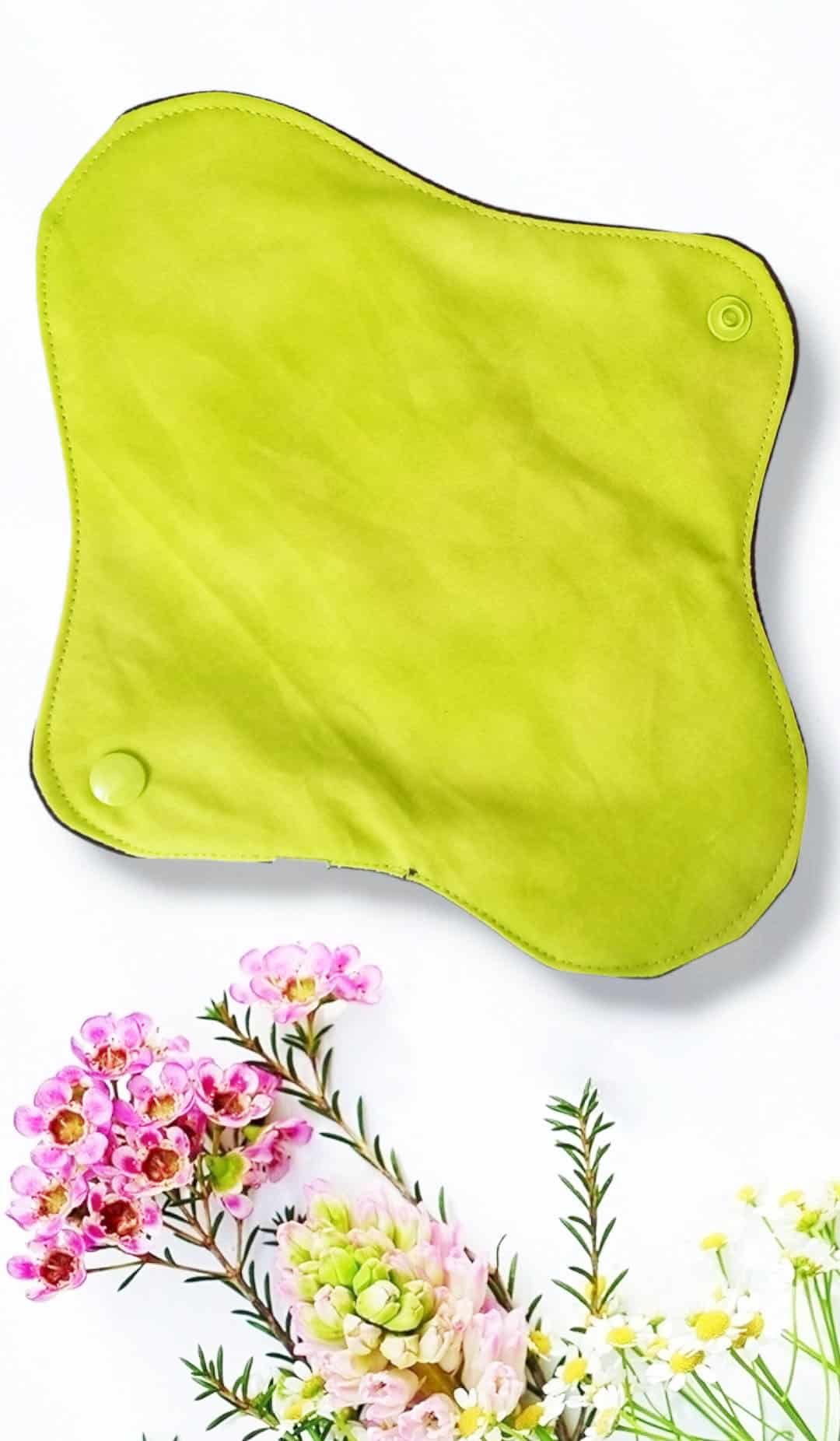 Pack 7 serviettes hygiéniques lavables PISSENLIT (M/ Flux normaux à moyens) - serviettes menstruelles lavables - serviettes menstruelles lavables - Zéro déchet - shl - serviettes périodiques