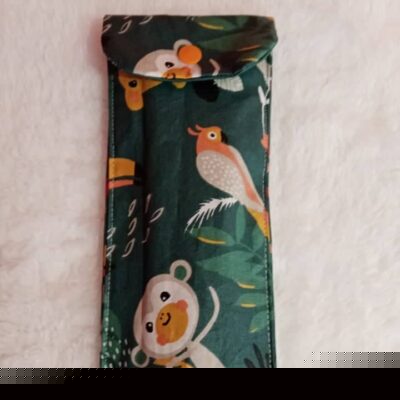 Etui pour brosse à dents et dentifrice imperméable motifs jungle