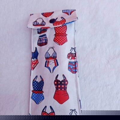 Etui pour brosse à dents et dentifrice imperméable motifs maillots de bain