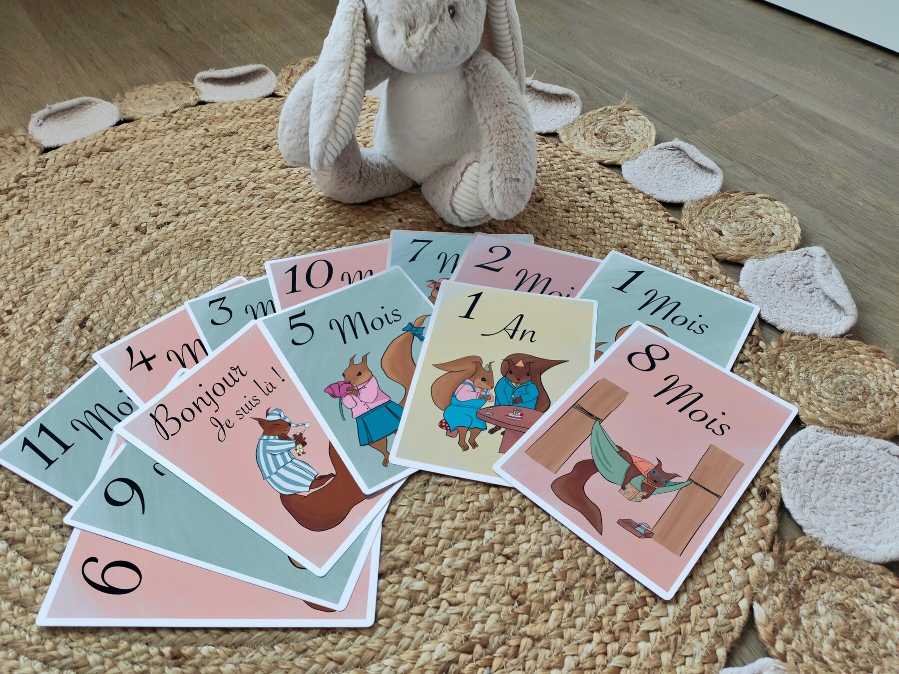 Bébé grandit avec Lucien & Noisette