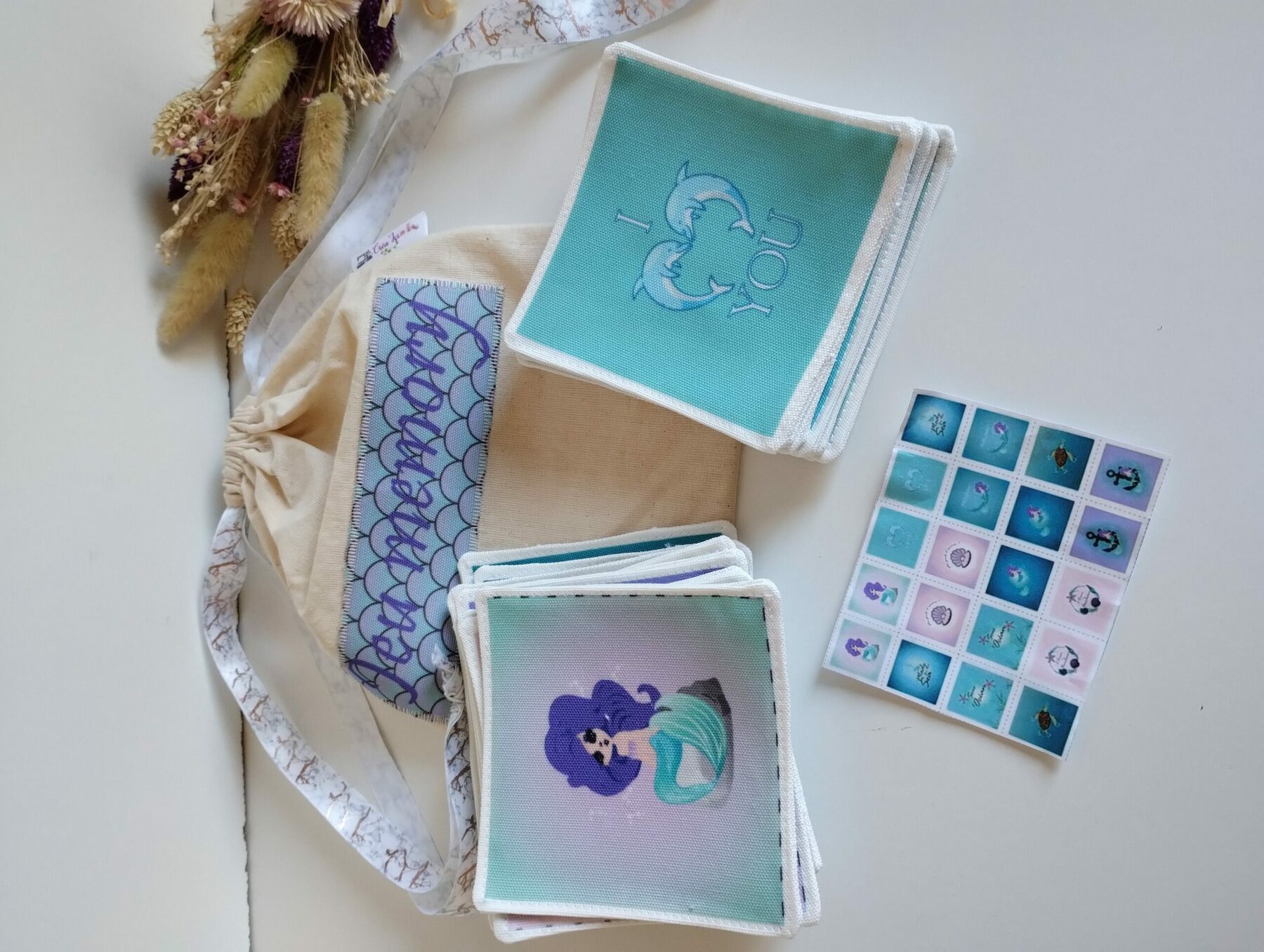 Jeux Memory, jeux d'éveil en tissus – Image 5