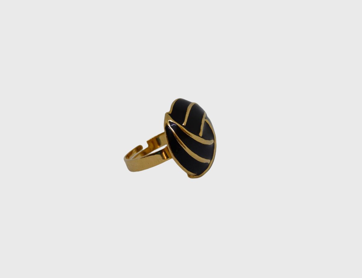 Bague Noire et Or – Image 3
