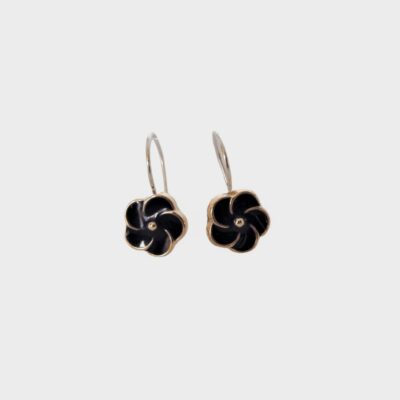 Boucles d'oreilles Fleurs Bleues