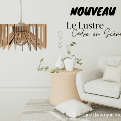 Lustre en bois