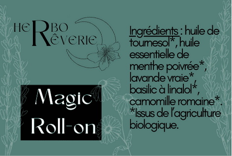 roll-on huiles essentielles, plantes, ingrédients locaux, éthiques