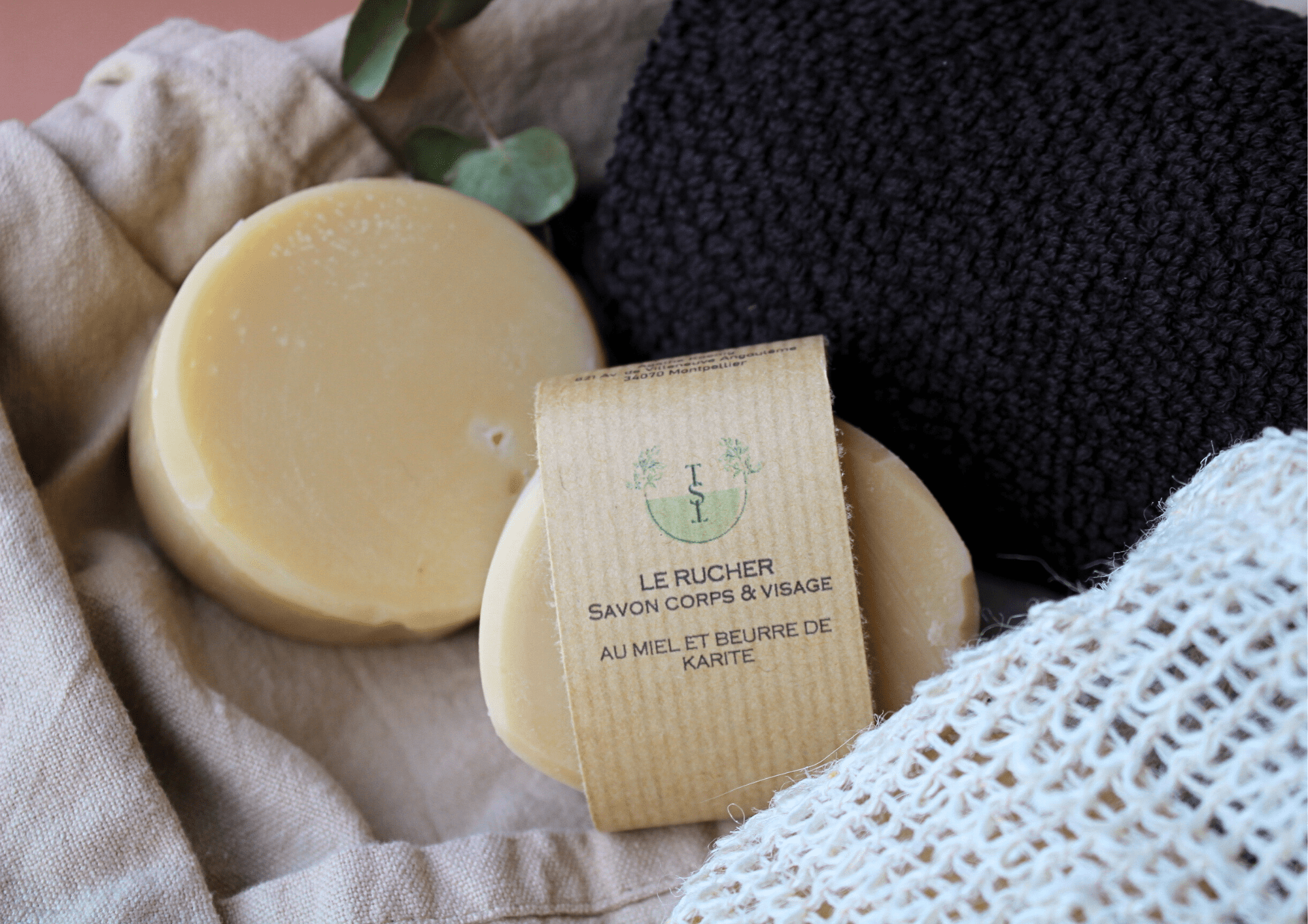 "Le Rucher" - savon corps et visage au miel et beurre de karité