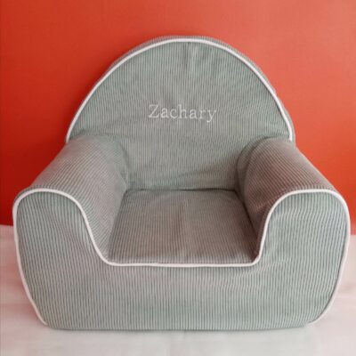 Fauteuil club enfant velours côtelé