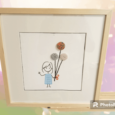 Cadre La Petite Fille aux Ballons