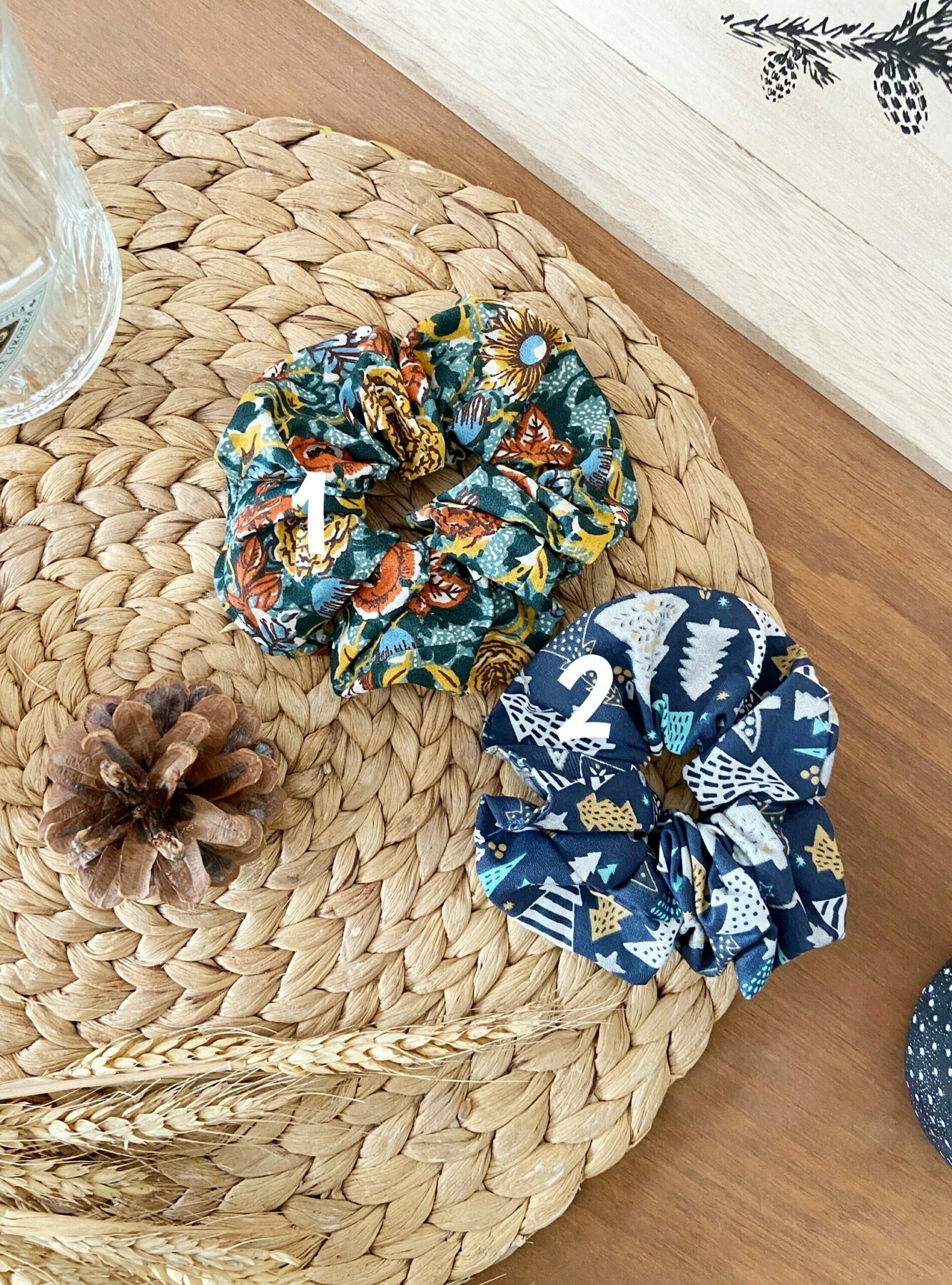 Chouchou tissu 1 et 2