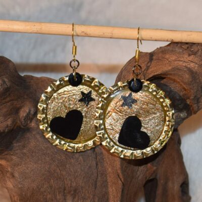 boucle d'oreille cap's cœur