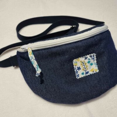 sac banane en jean