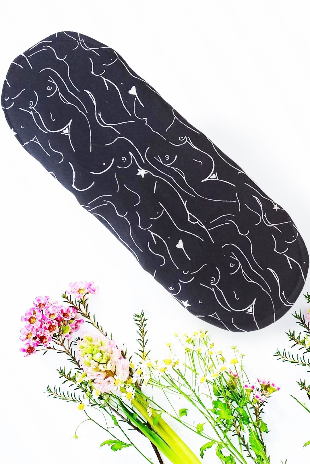Serviette Hygiénique Lavable flux normaux - SILHOUETTES (S) - Zéro déchet - shl - serviette périodique