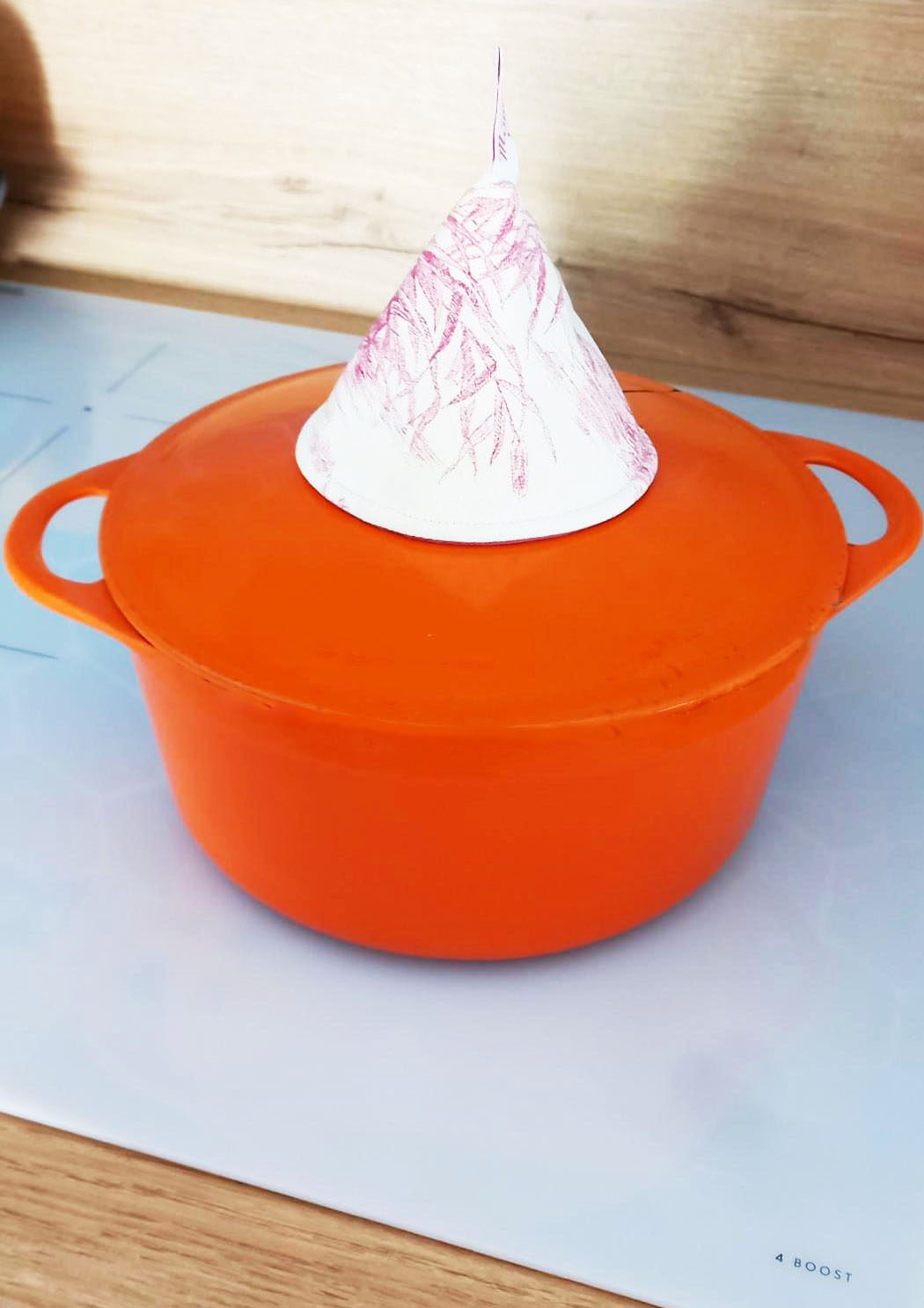2 maniques de cuisine - TOILE DE JOUY - Manique de couvercle - Manique de four - Manique poignées casserole - Manique style japonais