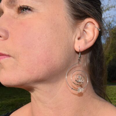boucle d'oreille spirale