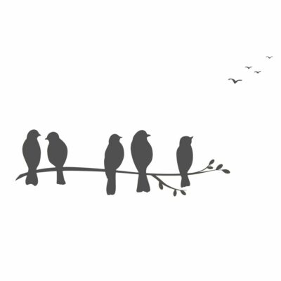 Le sticker Oiseaux