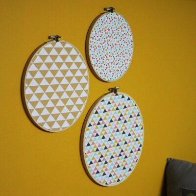 Le lot de 3 tableaux