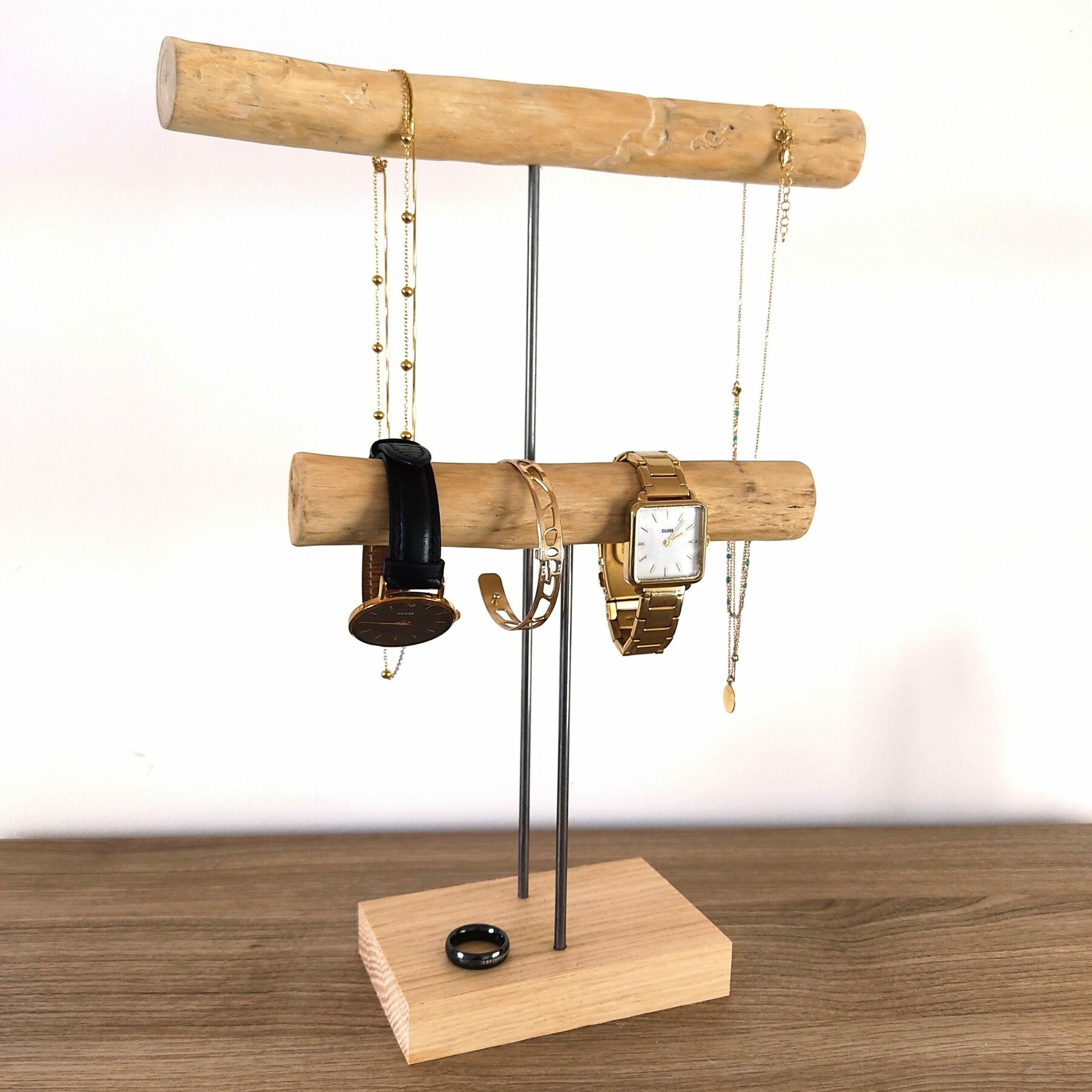Porte bijoux en bois, cadeau pour fêtes des mères