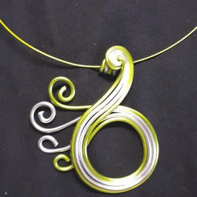 Collier bulle en aluminium