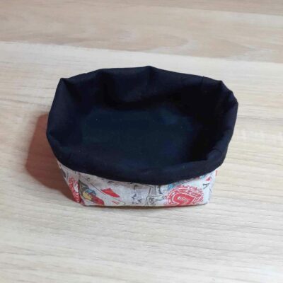 coupelle de jeu en tissu