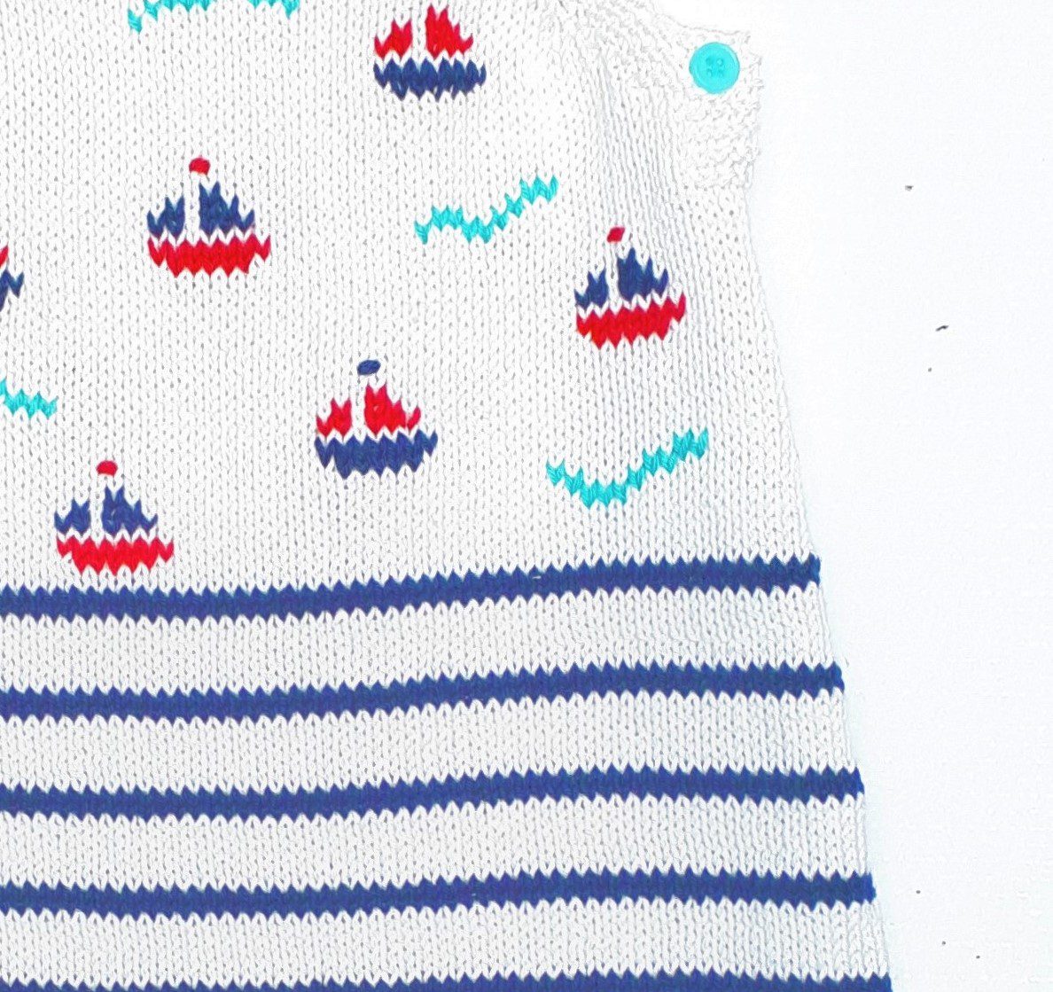 Robe bébé tricot main – Image 2