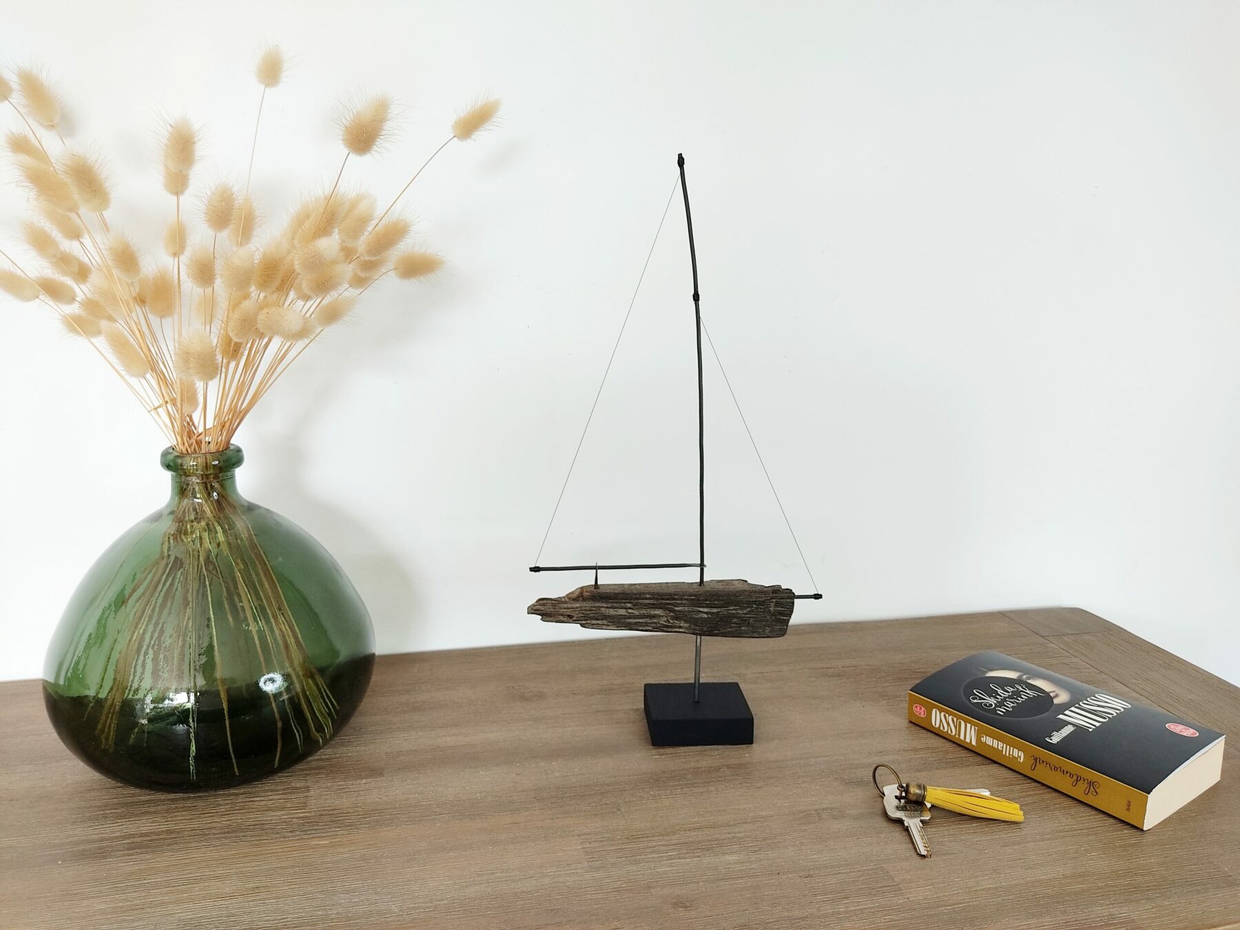 Voilier design bois flotté, décoration intérieure maison – Image 3