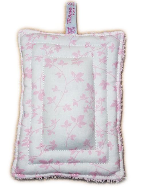Pack 2 Éponges Lavables - FEUILLAGE ROSE - Eponges douces zéro déchet - Eponges alternatives