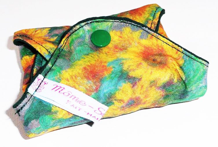 Serviette Hygiénique Lavable flux abondants ou la nuit - LES TOURNESOLS (XL/ Nuit) - Zéro déchet - shl - serviette périodique