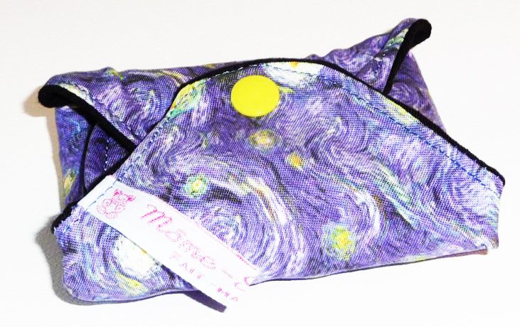 Serviette Hygiénique Lavable flux abondants ou la nuit - NUIT ETOILEE (XL/ Nuit) - Zéro déchet - shl - serviette périodique
