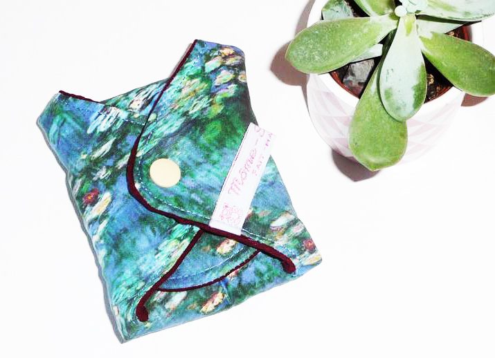 Serviette Hygiénique Lavable flux abondants ou la nuit - NYMPHEAS (XL/ Nuit) - Zéro déchet - shl - serviette périodique